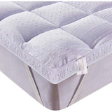 Ultra Soft Matrastopper, anti-slip down alternatief matras pad, luxe 3D-massage bubbels afdekking, 150 x 200 cm