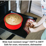 Siliconen bakvorm Ronde non-stick cakevorm Bakken Herbruikbare bakvormen Flexibele siliconen cakevorm Bakvormset (2 stuks)