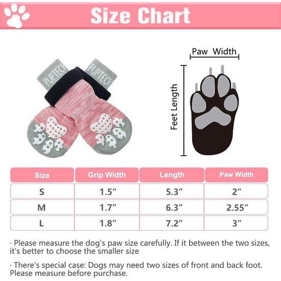 2 paar dubbelzijdige antislip hondensokken met verstelbare bandjes voor gebruik binnenshuis - hondenschoenen pootbeschermer zomer huisdier pootbescherming tractiecontrole sokken op hardhouten vloer