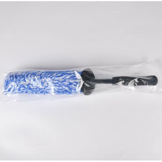 Velgenborstel voor aluminium velgen, premium microvezel velgenborstel voor een bijzonder zachte reiniging tot in het diepe velgbed, lange professionele autoreiniging, velgenreinigingsborstel