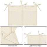 2 stuks babybedorganizer, hangende opbergvakken voor kinderkamer, babybedtassen, opbergzakken voor bedden, voor luiers, kleding, speelgoed