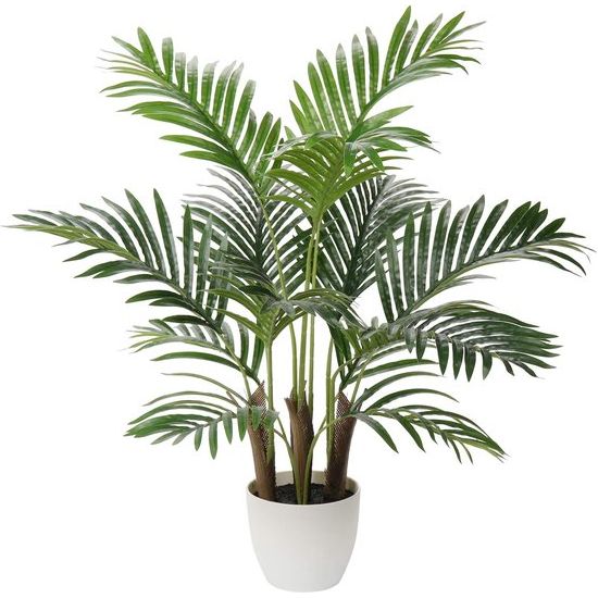 Kunstmatige palmboom Kunstmatige planten Palmboom Kunstmatige plant Grote kamerplanten Tropische decoratie voor slaapkamer Woonkamer Thuiskantoor 70 cm