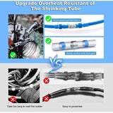 330 stuks Soldeerconnectoren met krimpkous, waterdichte kabelconnectoren, heat shrink welds, fusion connector, gelaste connectorset, kabelconnector, soldeerconnector