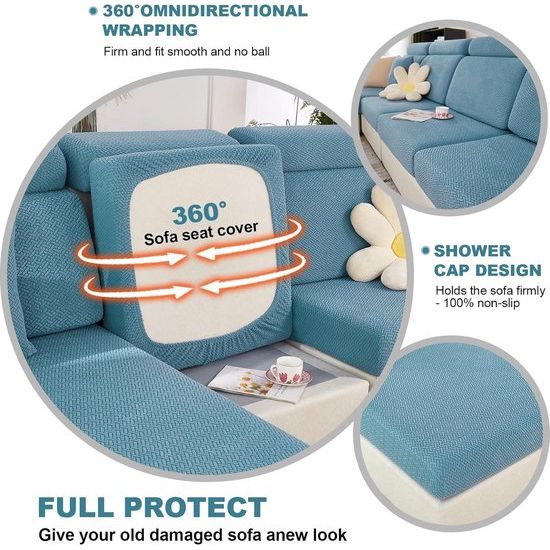 Bankovertrek stretch bankovertrek, universeel, elastisch, antislip, voor sofakussen, L-vormig, chaise longue, meubelbescherming Bankovertrek stretch, universeel, elastisch, antislip, voor sofakussen, L-vormig, chaise longue, meubelbescherming.