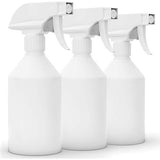 Set van 3 spuitflessen van gerecycled plastic voor meer duurzaamheid, premium pompspuitfles als plantenbevochtiger met fijne nevel, spuitfles, lege spuitfles, 3 x 250 ml