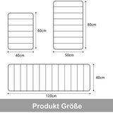 Traagschuim Badmatten, absorberend, antislip, wasbaar, 40 x 60 cm, donkergrijs