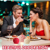 Set van 2 Rose Ball-kaarsenvormen, siliconen mallen, kaarsenmaakset, 3D Rose Flowers-kaarsenvormen voor water geven, siliconen kaarsvormen voor doe-het-zelf geurkaarsornamenten Cadeau