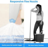 Vloerwisser, Upgrade vloermop met sprayfunctie - Wij richten ons op specifiek vakmanschap voor belangrijke verbindingen en lekvrije verbindingen.