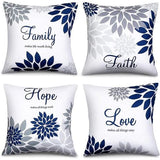 4 stuks vierkante afdekkingen 40 x 40 cm (16 x 16 inch),