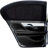 Universele zonneklep, autonet, zonwering voor baby's met gecertificeerde UV voor zijruiten, mesh-materiaal, beschermt passagiers, kinderen en huisdieren (XL)