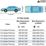 Accessories Autohoes, ademend, volledige garage, lichtgewicht, volledige garage, uv-stabiliseert binnen en buiten in de zomer winter.