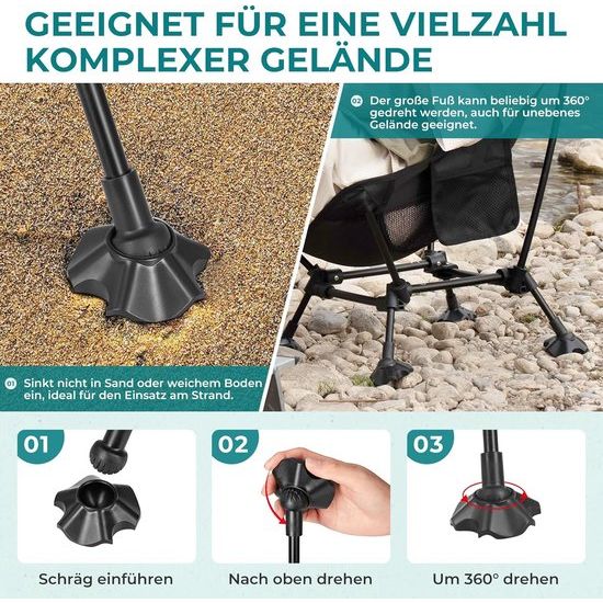 Campingstoel Opvouwbare Camping Stoel Draagbare Campingstoel Vouwstoel Ultralicht