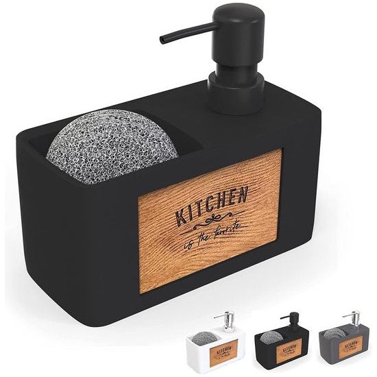Keuken Zwart - Keuken Zeepdispenser - Chill House Sink Organizer - Keuken Zeep Dispenser - Keuken Sink Organizer - Keuken Organizer