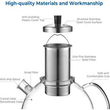 Theemaker, glazen theepot met filter, inhoud 1500 ml, met afneembare roestvrijstalen zeef, glazen kan geschikt voor fornuis