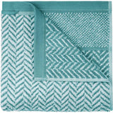 Handdoekset van 2 100% katoen 50 x 100 cm met patroon Vertaling: Set van 2 handdoeken van 100% katoen, 50 x 100 cm, met patroon.