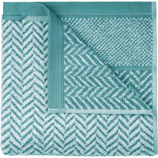 Handdoekset van 2 100% katoen 50 x 100 cm met patroon Vertaling: Set van 2 handdoeken van 100% katoen, 50 x 100 cm, met patroon.