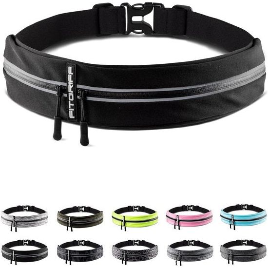 Hardloopgordel voor mobiele telefoon, looptas, joggen, heuptas, sportriem, hardloopriem voor joggen, hardlopen, sport, fitness, geschikt voor alle smartphones