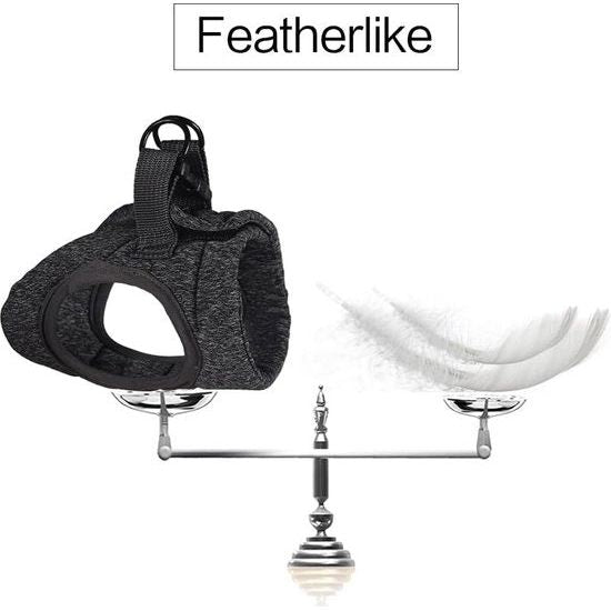 Cat Harness and Leash, Ultra-Light, Escape-Proof, Adjustable, Soft Mesh Fabric, Padded, Running Vest, Jacket for Kittens, Pets, Puppies, m, grey