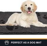 Deurmat, machinewasbaar, antislip, entreemat, schoonloopmat, vuilvangmat, hondenmat, super absorberende vloermat voor modderige, natte poten en schoenen