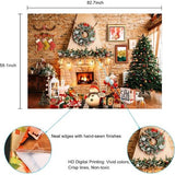 Wandtapijt Kerstmis wanddoek muur opknoping esthetische kerstboom open haard geschenken wandtapijt thuis kerstdecoratie wanddecoratie voor slaapkamer woonkamer slaapzaal 210 x 150 cm