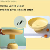 Fruitschaal Fruitmand Multifunctionele Afvoer Fruit Snack Taart Opbergrek Woonkamer Eettafel Fruitstandaard (Roze)