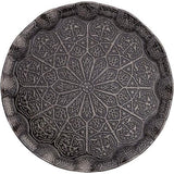Turkse Koffie Thee Dranken Dienblad Golvend 35cm Zwart