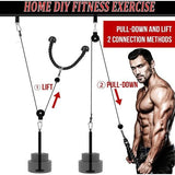 Fitness Professioneel Kabel Machine-Systeem Kabeltrek Fitness Thuis Gym Triceps Fitnessapparaat voor Vrouwen Mannen LAT Bar Fitness Trainingsapparatuur