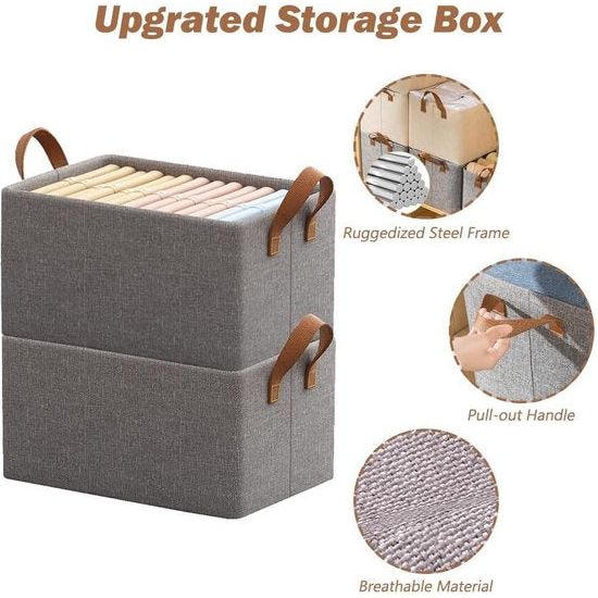 4 stuks kledingkastorganizer, afmetingen van 40 x 27 x 21 cm