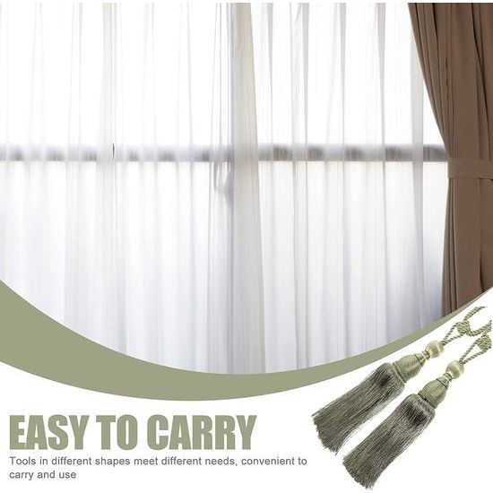 2 stuks decoratief gordijn kwasten gordijn strap kwasthouder venster gordijn gesp clips