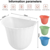 2 stuks keukenkast, hangende afvalcontainer, opvangbak voor keukenafval, opvangbak voor keukenafval om op te hangen, voor huishoudelijk afval opslag, hangende afvalcontainer (wit)