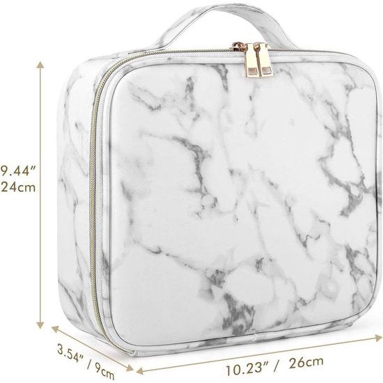 Make-uptasje, organisator van make-uptasjes, professionele make-uptasje, make-uptasje, draagbare make-uptasje, damesreistas met verstelbare verdeler, make-uptasje, opbergtas