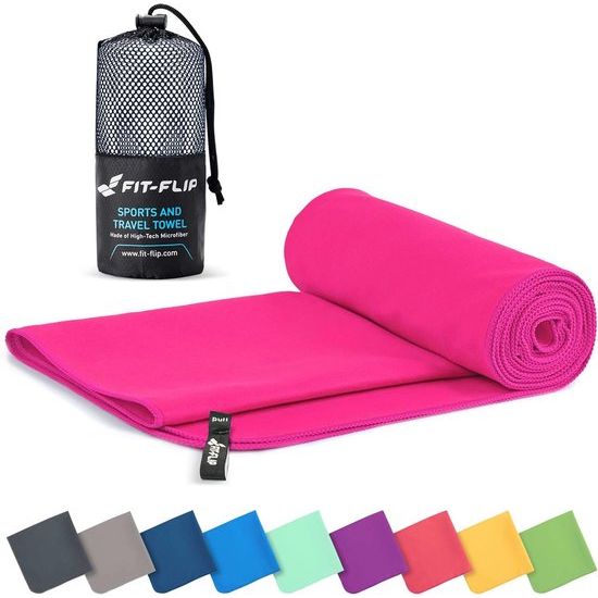 Microvezel handdoek – in alle kleuren, 8 maten – compact, ultra licht en sneldrogend – microvezel handdoeken – de perfecte sporthanddoek, strandhanddoek en reishanddoek