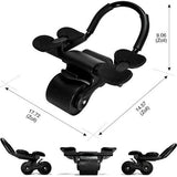 Fitness Ab Roller, buikspiertrainer, automatische rebound buikwiel, buiktrainer, buiktrainer, fitnessapparatuur voor thuis, krachttraining thuis