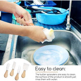 5 stuks kaasmessenset, botermes, 12 cm, taartmes, roestvrij staal, botermes, kleine kaasmessenset, kleine serveerspreaders, perfect voor cake, dessert en kaassalade