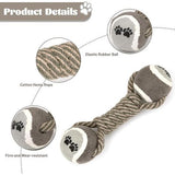 Hondenspeelgoed, robuust touwkauwspeeltje voor agressieve kauwers, interactief touwtrekken, hondentouwen voor honden, tandenpoetsen