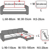 Bankovertrek stretch bankovertrek, universeel, elastisch, antislip, voor sofakussen, L-vormig, chaise longue, meubelbescherming Bankovertrek stretch, universeel, elastisch, antislip, voor sofakussen, L-vormig, chaise longue, meubelbescherming.