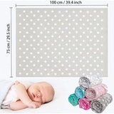 LeerKing unisex babydeken 2-pack jongens meisjes knuffeldeken kruipende deken baby beddengoed wandelwagen pluizig voor pasgeborenen zachte deken 75 cm x 100 cm