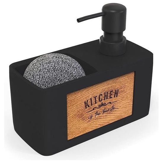 Keuken Zwart - Keuken Zeepdispenser - Chill House Sink Organizer - Keuken Zeep Dispenser - Keuken Sink Organizer - Keuken Organizer