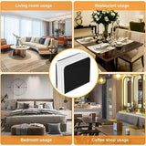 Servethouder voor tafelservettenhouder, metalen servetstandaard, vrijstaande tafelhanddoekdispenser, servetdispenser voor tafels, eten, keuken, werkblad, restaurant, picknick (vierkant)