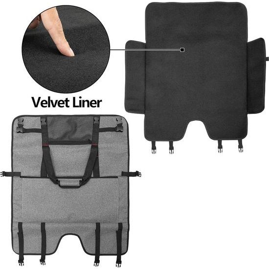 Monitortas, paraplutransport, compatibel met 27 inch, afdekking, bescherming iMac-scherm, opbergcomputerhandtas met accessoirevak, grijs