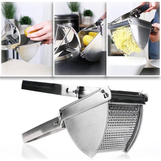 aardappelpers, roestvrij staal, lengte 30 cm