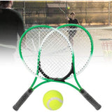 Tennisrackets, ijzerlegering, tennisracketset, geen elasticiteit, kindertennisrackets, tennisrackets, twin-set met draagtas, voor kinderen