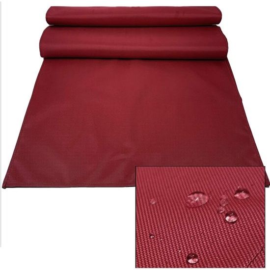 Buitentafelloper 50x150cm loper tafelband waterafstotend - tafelloper bordeaux