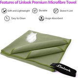 Microvezel handdoekenset (180 x 80 cm grote badhanddoek + 100 x 50 cm handdoek), sporthanddoek, fitnesshanddoek, reishanddoek, strandhanddoek voor sport, reizen, yoga, camping, strand, gym