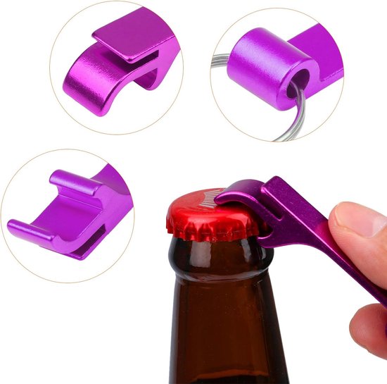 20 Pack Bottle Opener Key Ring Pocket Bottle Opener