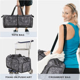 Opvouwbare reistas sporttas of weekendtas voor heren/dames - met schoenenvak, Aztec, 60L