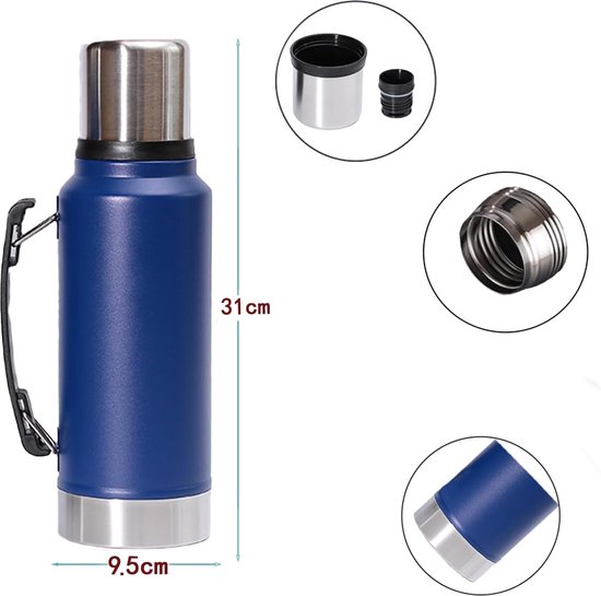 Legendary Thermosfles Geïsoleerde Roestvrijstalen Drinkfles Thermos Fles Lekvrije Geïsoleerde Fles Dubbelwandig Thermos Houdt 50 uur