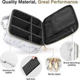 Make-uptasje, organisator van make-uptasjes, professionele make-uptasje, make-uptasje, draagbare make-uptasje, damesreistas met verstelbare verdeler, make-uptasje, opbergtas