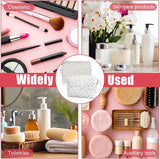 Set van 2 cosmetische reistassen, grote katoenen make-uptas, make-uptas met bloemen, gewatteerde toilettas, make-uptas voor dames, make-uptas, make-uptas voor op reis