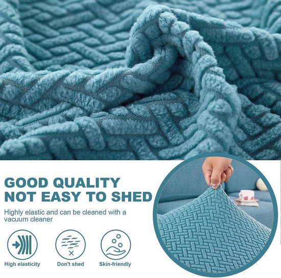 Bankovertrek stretch bankovertrek, universeel, elastisch, antislip, voor sofakussen, L-vormig, chaise longue, meubelbescherming Bankovertrek stretch, universeel, elastisch, antislip, voor sofakussen, L-vormig, chaise longue, meubelbescherming.